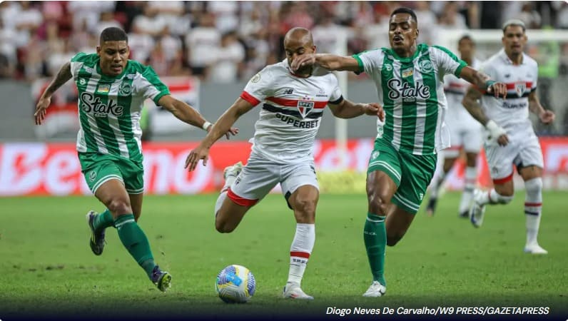 São Paulo empata com Juventude e sai do G4 do Brasileirão  